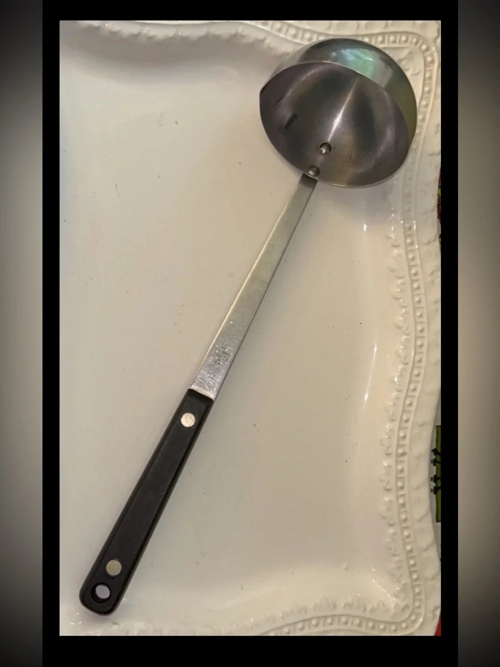 Vintage Ekco Flint Arrowhead Stainless Steel Ladle